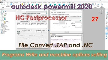 autodesk Powermill 2020 Nc Program | Powermill Post Processor  Hindi Tutorials