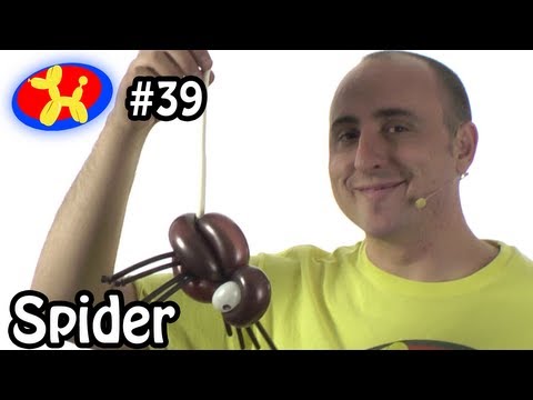 Balloon Spider - Balloon Animal Lessons #39