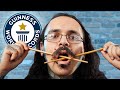 The man with most face tunnels - Guinness World Records