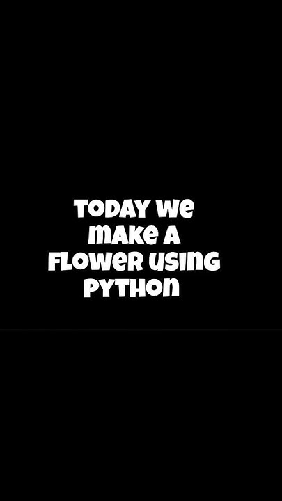 Draw Beautiful Flowers with Python Turtle in 2025 | Step-by-Step Coding ...