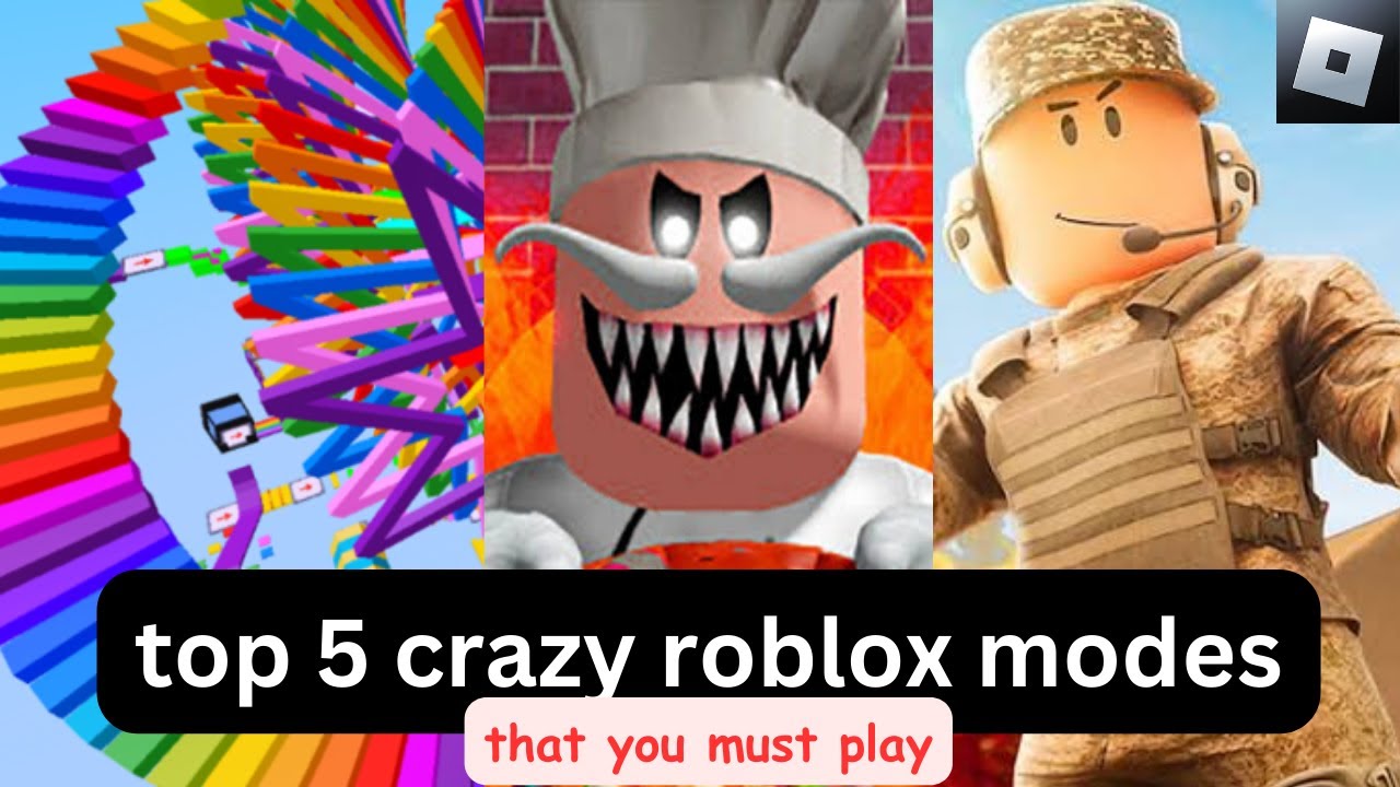 Top 5 crazy 😧 Roblox modes, that you must play