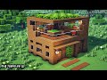 ⚒️Minecraft : How To Build a Survival Spruce House - 마인크래프트 강좌 : 야생 가문비나무 집 만들기