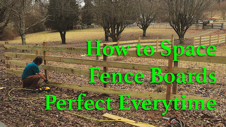 Hack: How to Space Fence Boards Perfectly Every Time