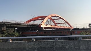 E1000 Series Tzechiang Limited Express Service 123 crossing Sanyegong Creek near Baoan Station
