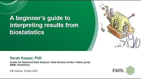 A beginner’s guide to interpreting results from biostatistics
