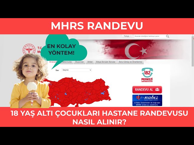 Cocuklara Hastane Randevusu Nasil Alinir Mhrs Randevu Alma Youtube