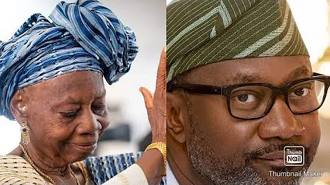 Femi Otedola's Mother Celebrates 90th Birthday in Grand Style and Aliko Dangote Receives her Prayers