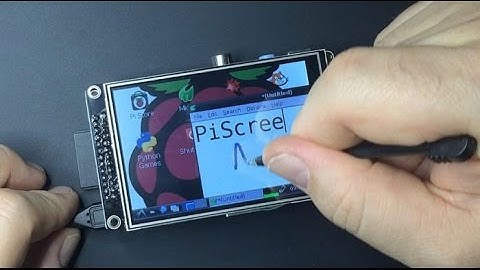 PiScreen 3.5" TFT with Touschreen for the Raspberry Pi