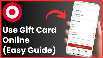 How To Use A Target Gift Card Online !