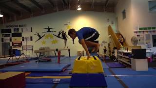 Parkour Speed course for 2019 Te Puke Gymsport Primary Competition.