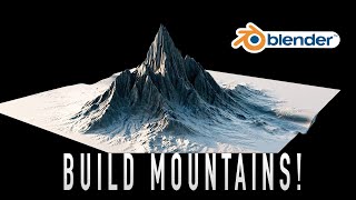 Mountains and Canyons in Blender: Displacement Maps and Texture Painting