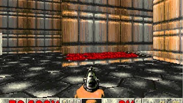 Doom bug - crushed barrels leave pools of blood