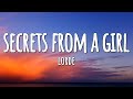 Lorde - Secrets from a Girl (Who&#39;s Seen It All) (Lyrics)