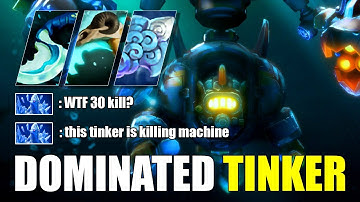 This Tinker Dominated the Game with 30 Kills | Tinker Dota 2 Gameplay