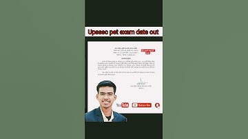 Thumbnail of upsssc pet exam date 📅#upsssc #remix #song #upsssc #newmusic