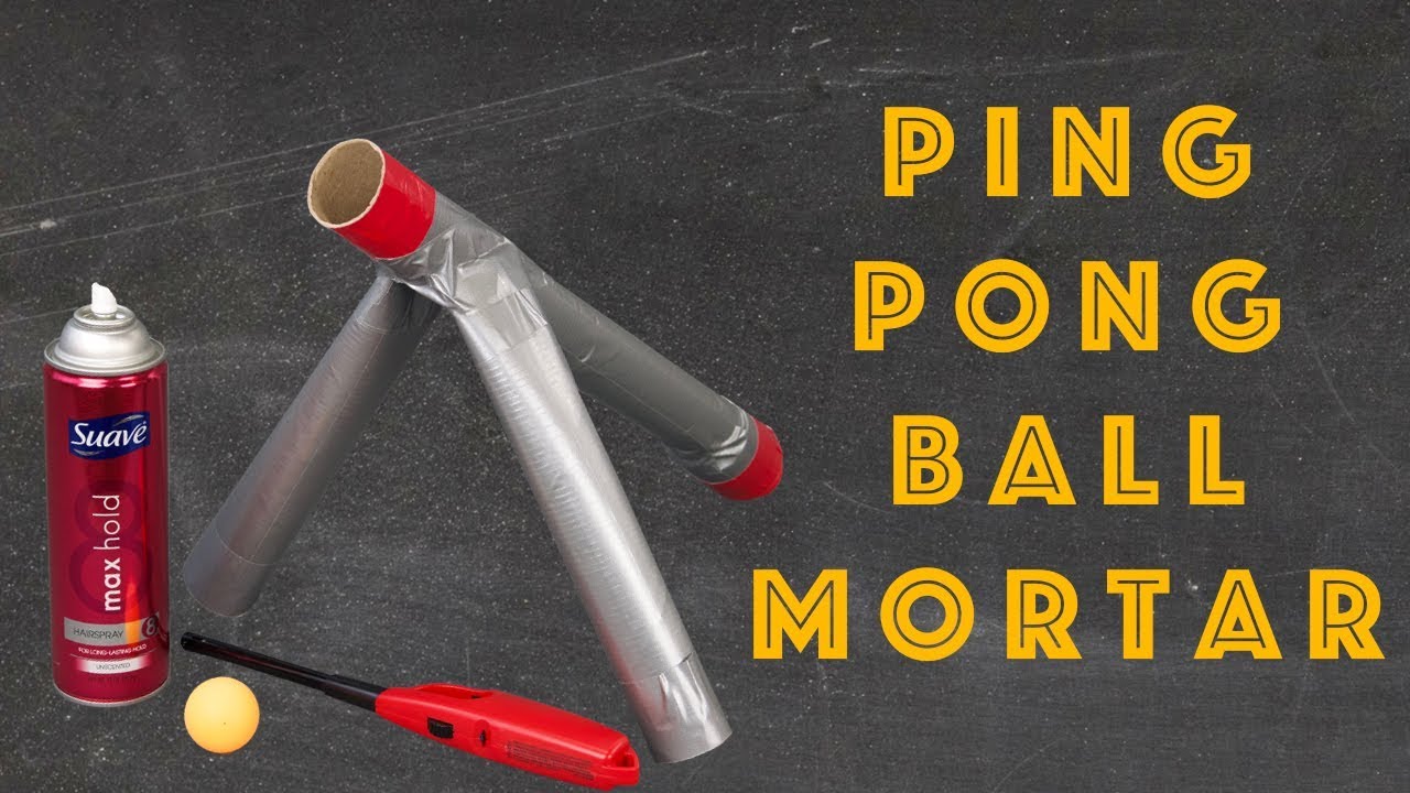 Ping Pong Ball Mortar 7 Steps With Pictures Instructables
