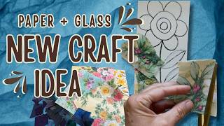 I Used Paper Napkins with Glass... You Won't Believe the Result