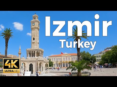 Izmir, Turkey (Türkiye) Walking Tour (4k Ultra HD 60 fps) 