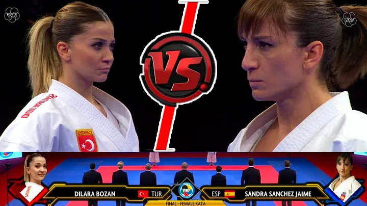 Sandra Sanchez Jaime VS Dilara Bozan , FINAL - FEMALE KATA , EKF SENIOR KARATE CHAMPIONSHIP 2021