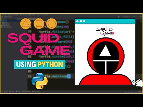 Squid Game using Python | How to create Squid Game Character in Python | Squid  Game