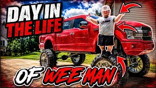 A day in the life of WEE MAN!!!