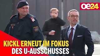 Kickl erneut im Fokus des U-Ausschusses