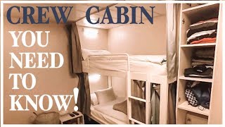 CRUISE SHIP CREW CABINS You need to know this!