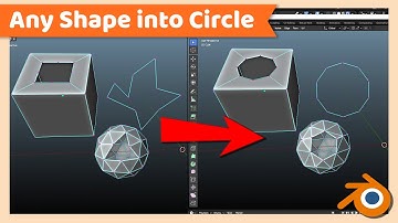 Change Any Shape to Circle | Blender Tutorial