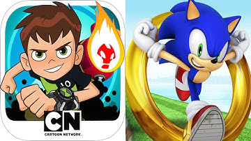 Sonic Dash+ - Espio VS Ben 10 Up to Speed iOS Android Gameplay