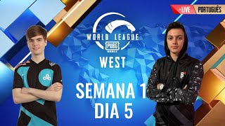 [PT] W1D5 - PMWL WEST - Super Weekend | PUBG MOBILE World League Season Zero (2020)