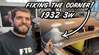 Repairing The Old Chop Job On The 1932 Ford 3 Window Coupe Part 1