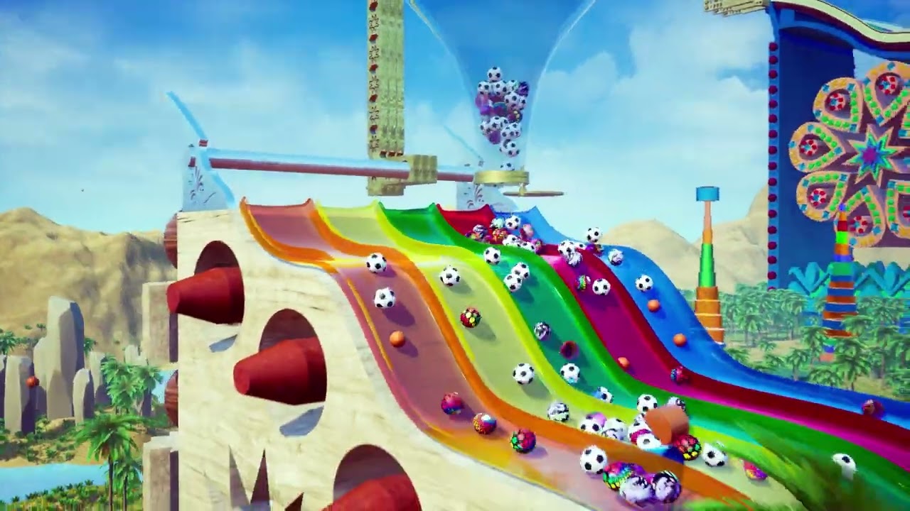 Roller Coasters Park - Robots learning colors and Shapes 