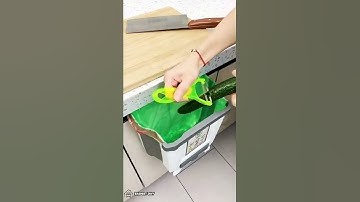 Folding Garbage Can In Kitchen#Short