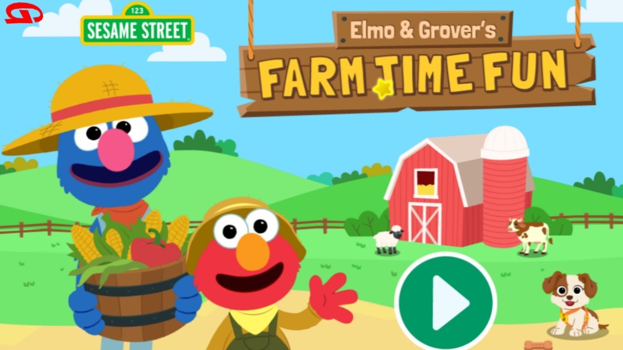 Sesame Street Elmo & Grover's Farm Time Fun YouTube