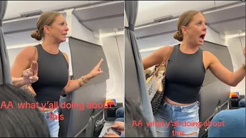 Woman has epic meltdown over ‘not real’ passenger on American Airlines flight
