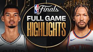 #2 SPURS at #3 KNICKS | FULL GAME 4 HIGHLIGHTS | June 10, 2026