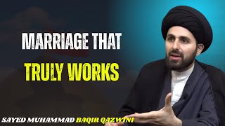 What Does a Successful Marriage Look Like | motivational speech, Sayed Muhammad Baqir Qazwini.