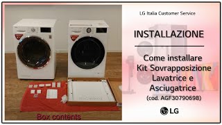 [LG Dryer] How to Install Overlay Kit with Washing Machine