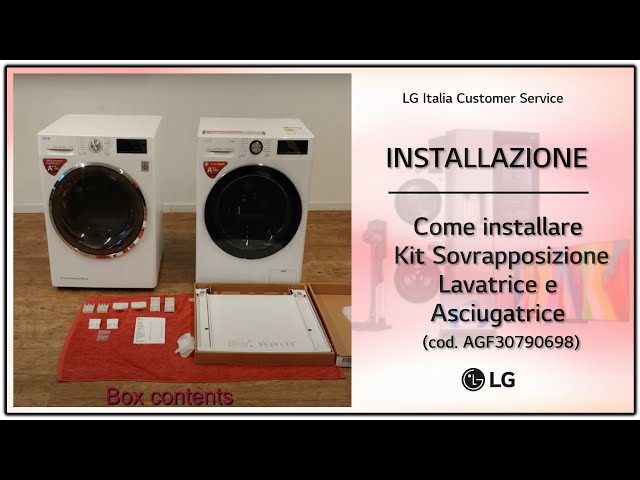 Lg Kit impilaggio Lavatrice e Asciugatrice con Ripiano - DSTWH