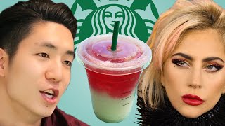 People Try The Lady Gaga Starbucks Drinks