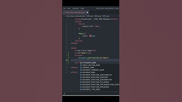 JavaScript   HTML DOM Methods #html #css #javascript #shorts