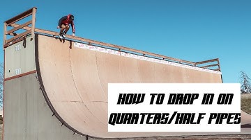 Rollerblading: How to drop in on Quarter Pipes