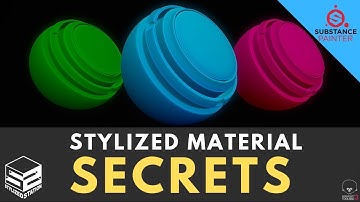 Substance Painter: Beginner Stylized Smart Material Tutorial [3 SIMPLE STEPS]