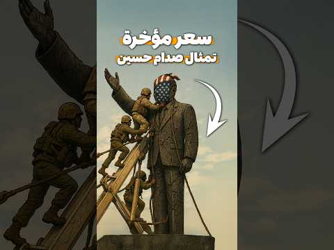 مصير مؤخرة تمثال صدام حسين