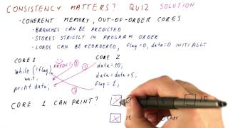 Consistency Matters Quiz Solution - Georgia Tech - HPCA: Part 6