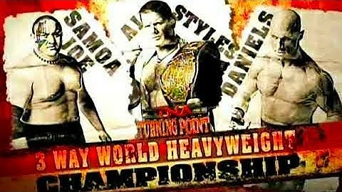 AJ Styles vs. Daniels vs. Samoa Joe - Turning Point 2009 Highlights