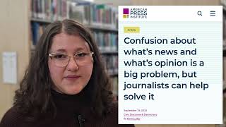 Opinion vs. News. Do YOU know the difference | JMC4480