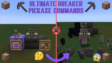 Command Block Tutorial #179: Ultimate Breaker Pickaxe Commands in Minecraft(1.19+)