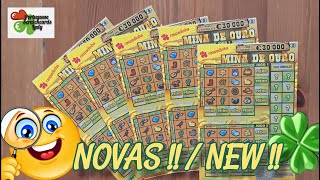 😍💥 NOVAS💥 RASPADINHAS 🏅 MINA DE OURO 🏅 de 3€ e 🏆🏆 !? NEW