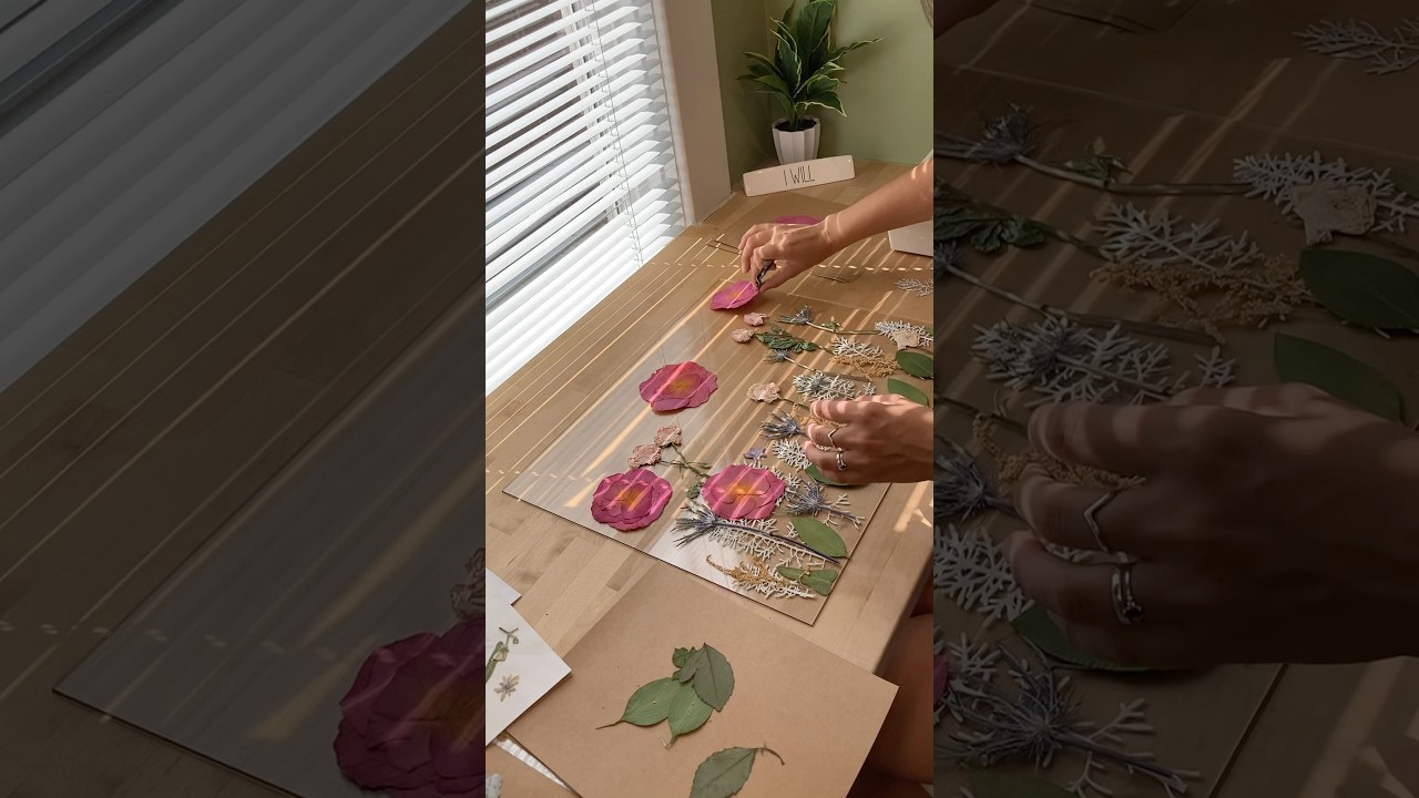 PRESSED WEDDING BOUQUET DESIGN FOR EMILY 💕💐